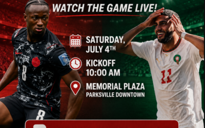 World Cup Game for Canada Saturday, July 4th – Memorial Plaza