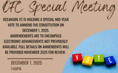 OFC SPECIAL MEETING: DEC 1. 2025 7:00PM